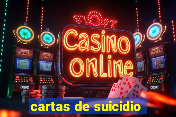 cartas de suicidio